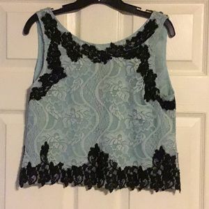 BKE Lace Crop Top